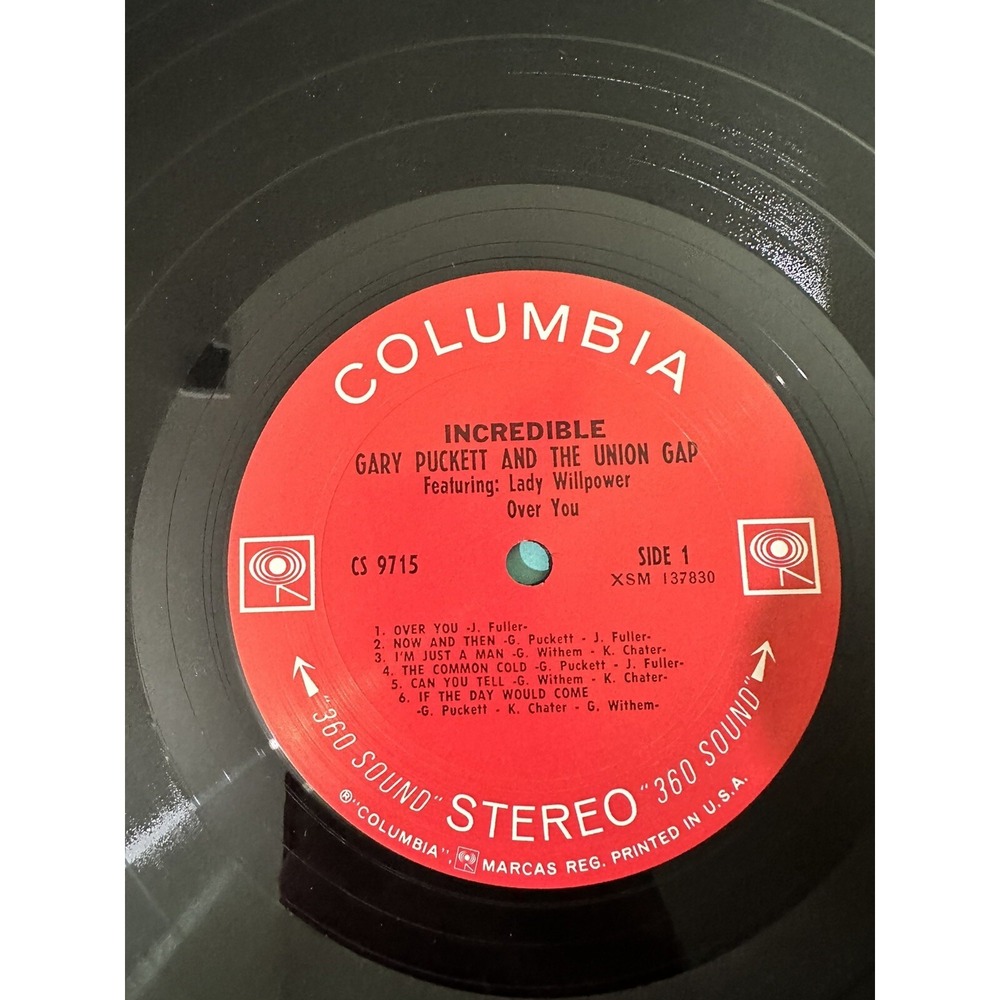 Gary Puckett And The Union Gap Incredible LP 1969 Columbia CS9715 Vynil - Picture 11 of 11